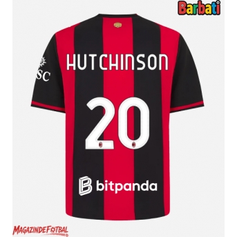 AC Milan Omari Hutchinson #20 Tricou Fotbal Replică 2026-27 Barbati Acasa